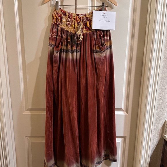 Kantha Bae Pants - Kantha Bae Duality Crossroad Silk Reversible Pants NWT